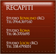 Tutti i nostri recapiti